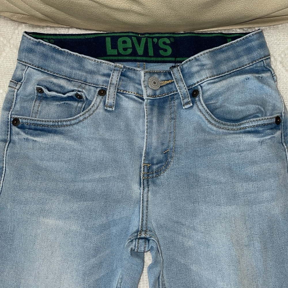 Levi's Light Blue Jeans. Size 10 Regular. Unisex. - Picture 2 of 7